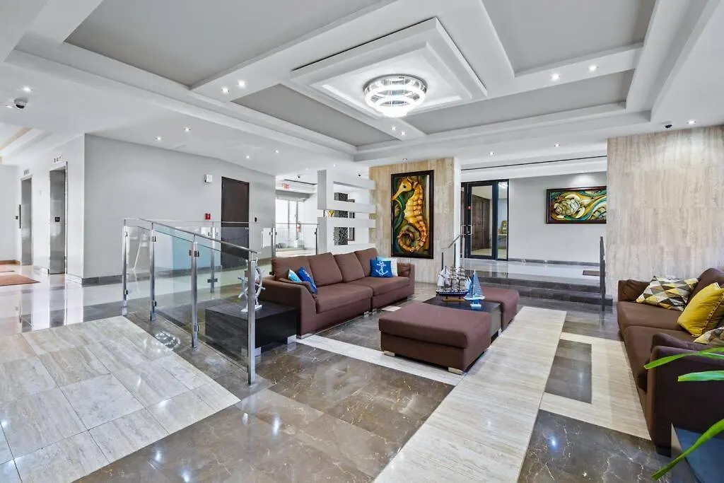 Lägenhet Luxury Beachfront Condo With Pool And Beachview Balcony San Juan